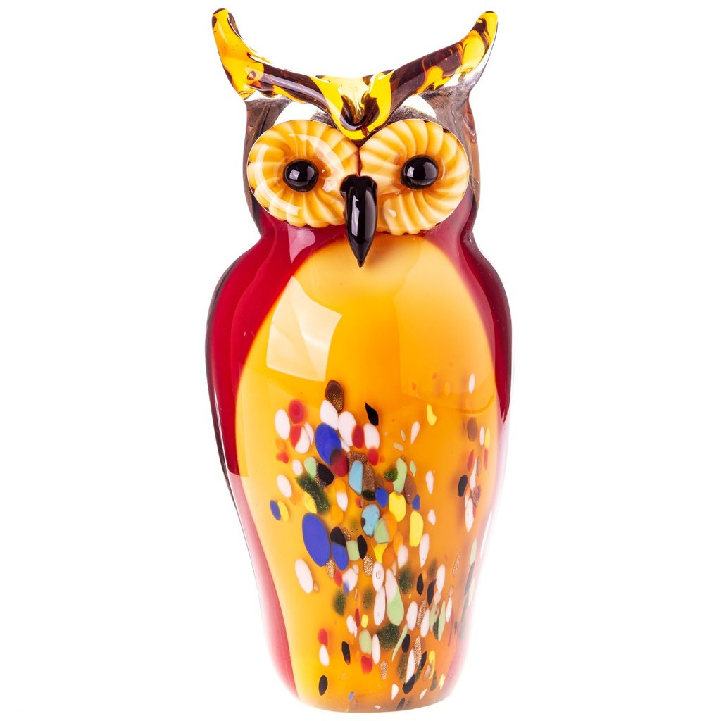 [LA-1822455] Murano-Stil Glas Eule