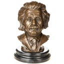 Bronzeskulptur Bronzefigur Büste Albert Einstein