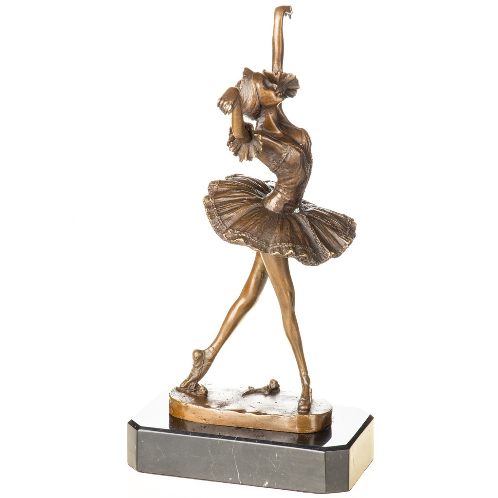 [LA-1822490] Bronzeskulptur Bronzefigur Ballerina