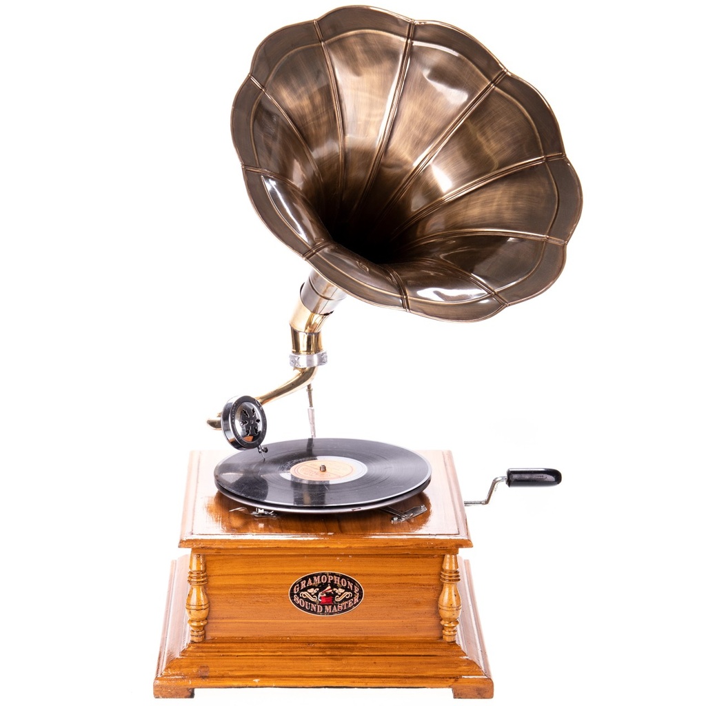 [LA-1822491] Grammofon mit Mechanischem Motor
