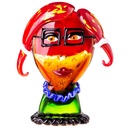 Murano-Stil Glas Skulptur Gesicht
