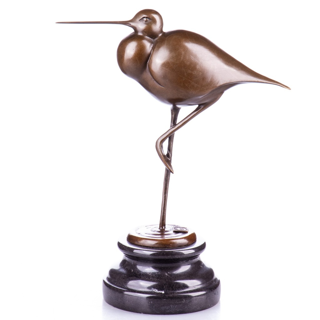 [LA-1822536] Bronzeskulptur Bronzefigur Vogel