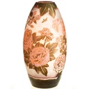Handgefertigte Kameoglas Vase signiert Gallé und Tip