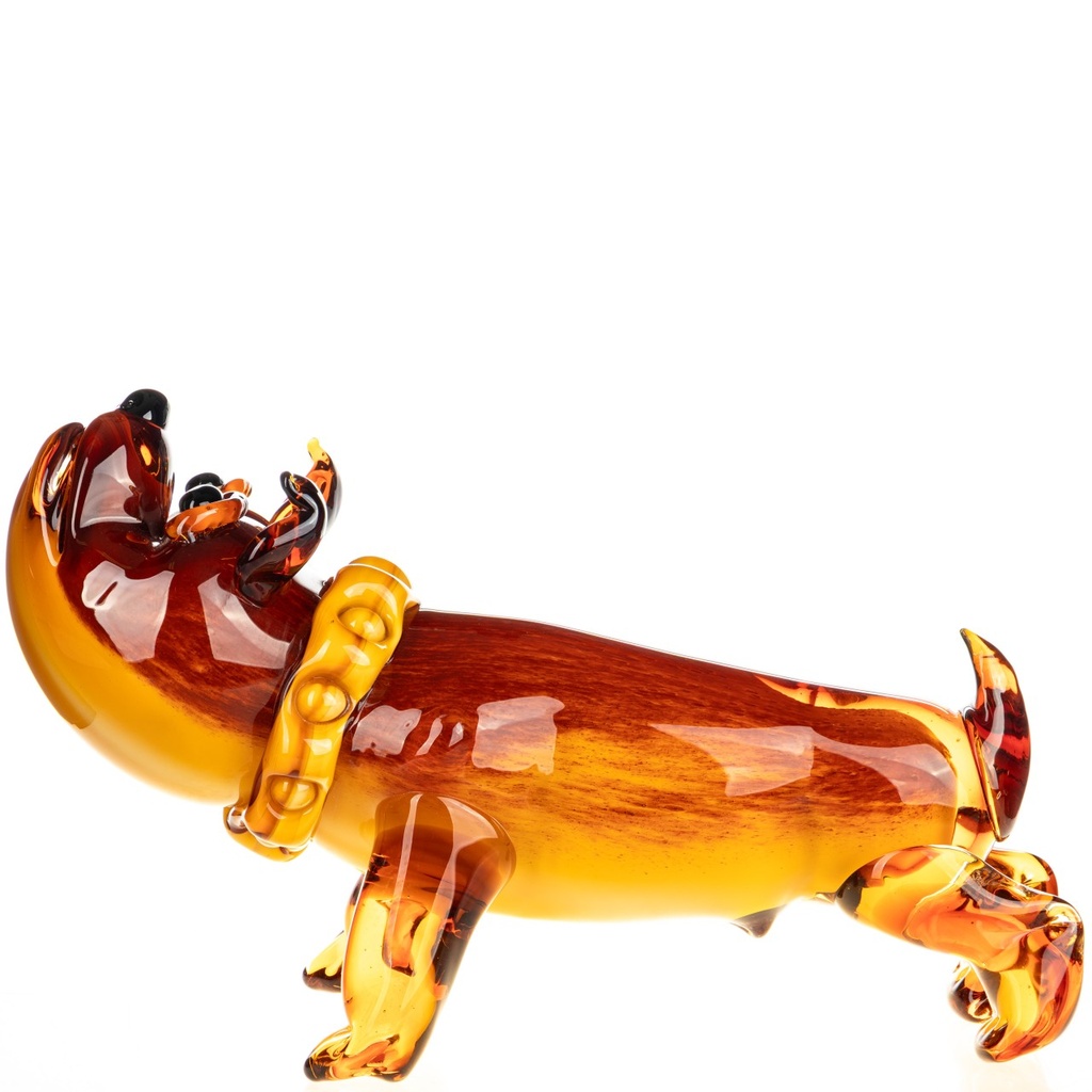 [LA-1822599] Murano-Stil Glas Hund