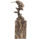 Bronzeskulptur Bronzefigur Vogel