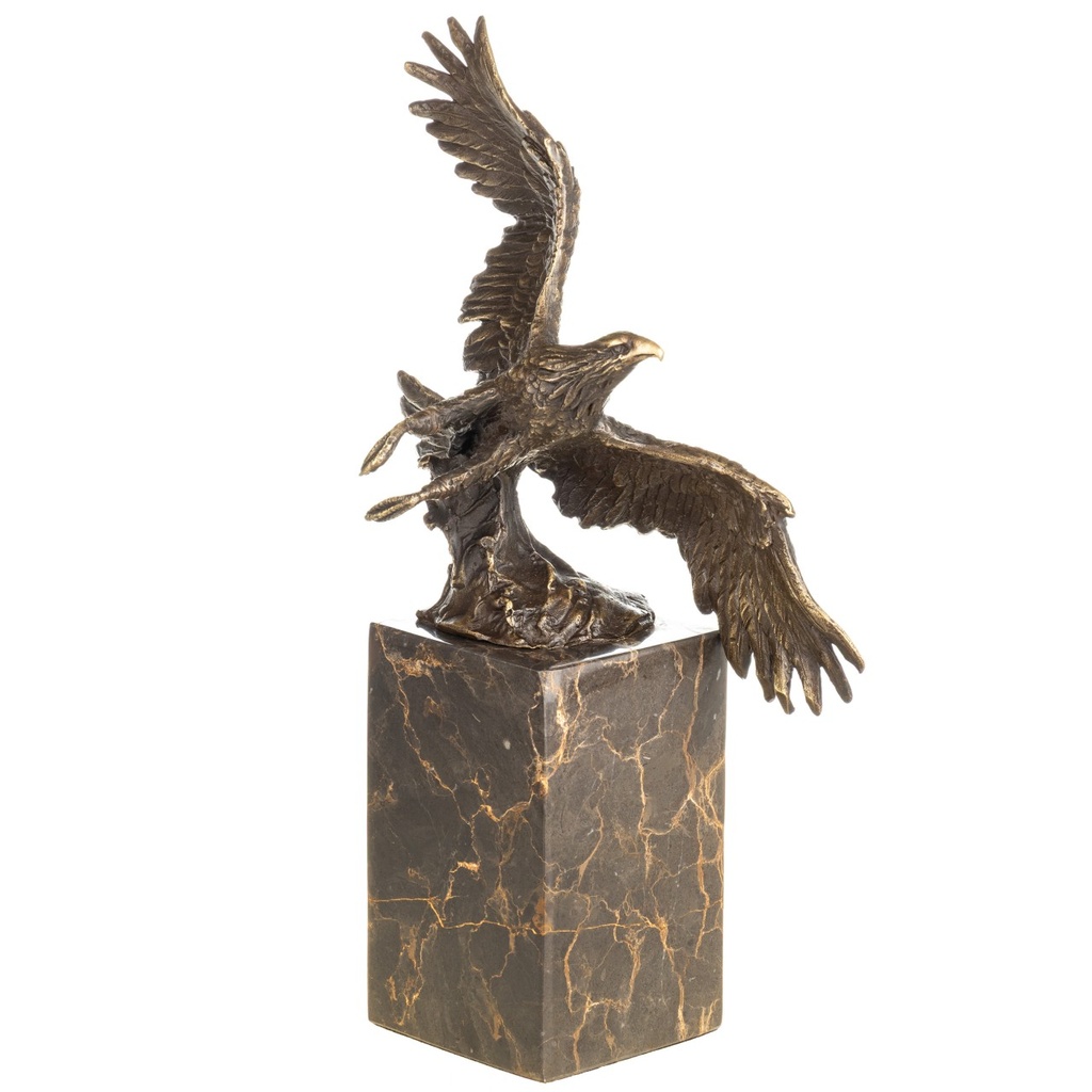 [LA-1822657] Bronzeskulptur Bronzefigur Adler