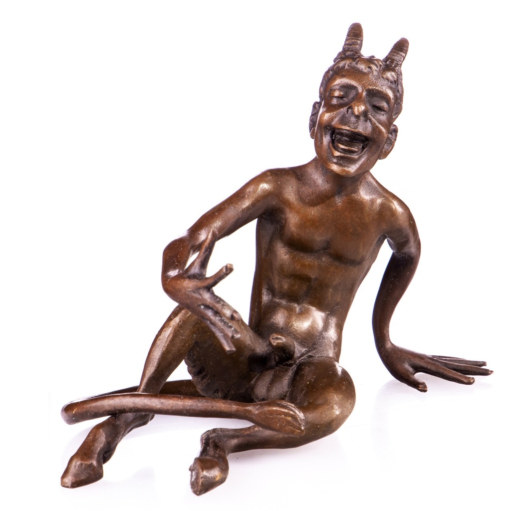 [LA-1822668] Bronzeskulptur Bronzefigur Wiener Art Nackter Teufel