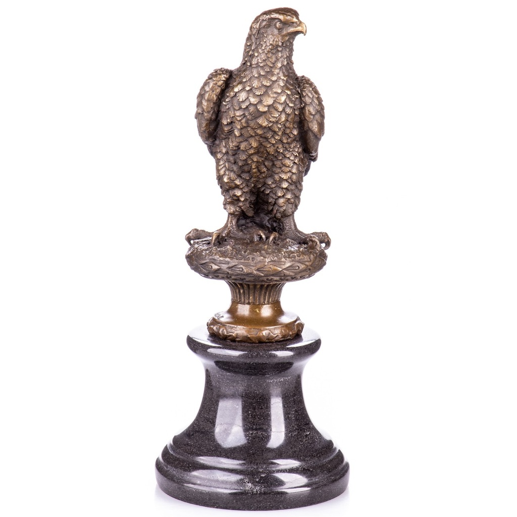 [LA-1822669] Bronzeskulptur Bronzefigur Adler