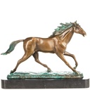 Bronzeskulptur Bronzefigur Pferd