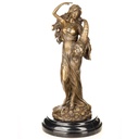 Mythologische Bronzefigur Fortuna