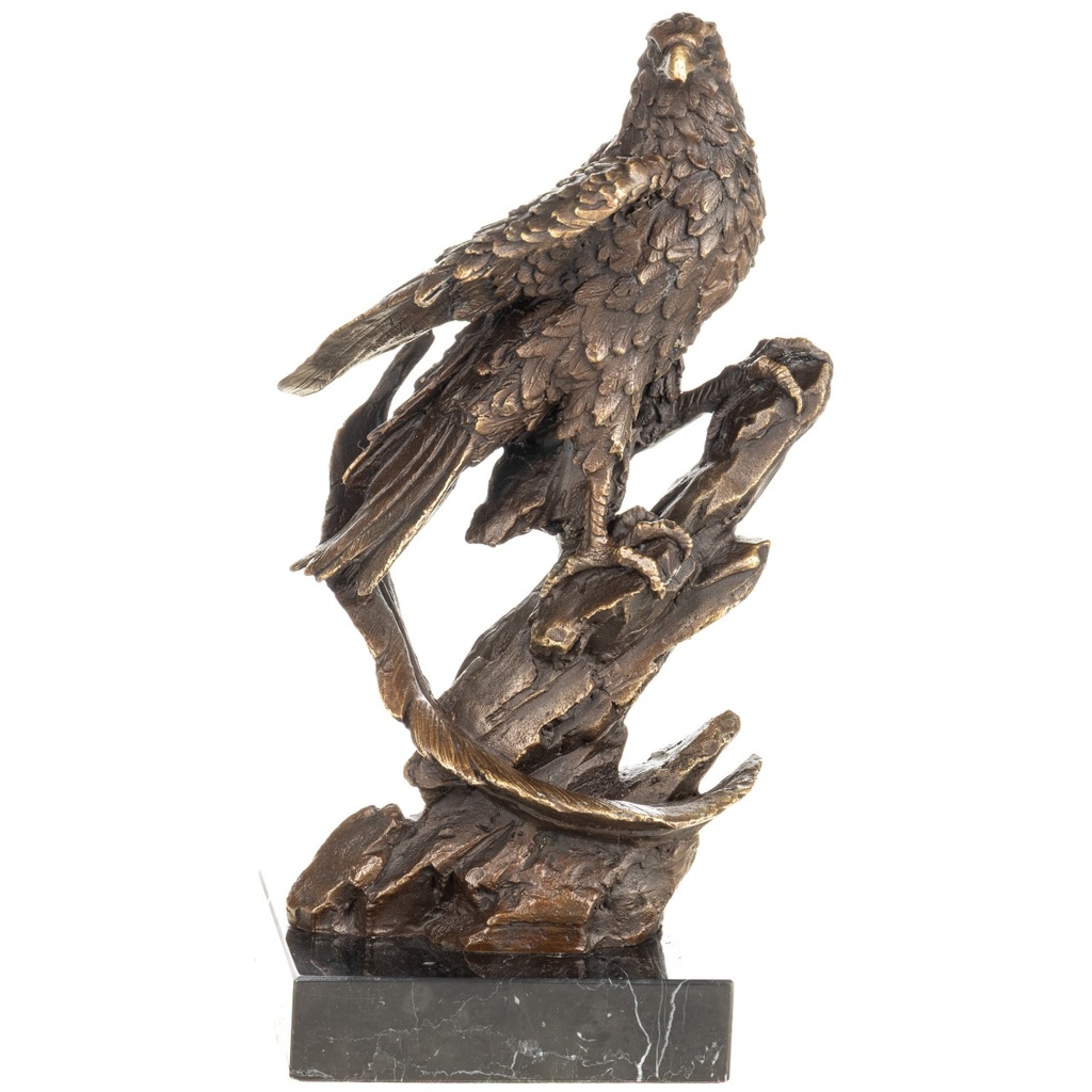 [LA-1822696] Bronzeskulptur Bronzefigur Adler