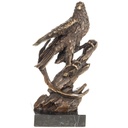 Bronzeskulptur Bronzefigur Adler