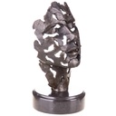 Moderne Bronzefigur Gesicht