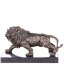 Bronzeskulptur Bronzefigur Löwe