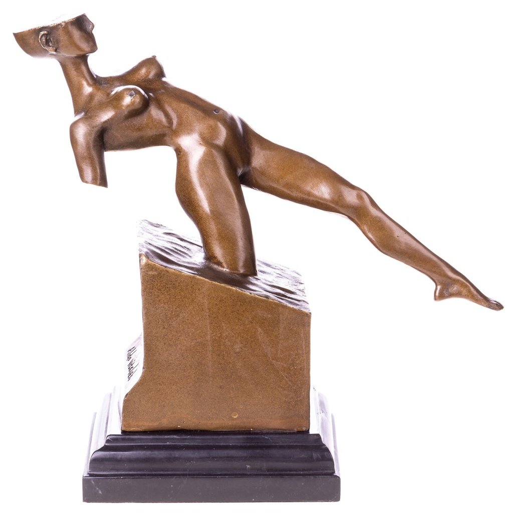 [LA-1822737] Moderne Bronzefigur weiblicher Akt