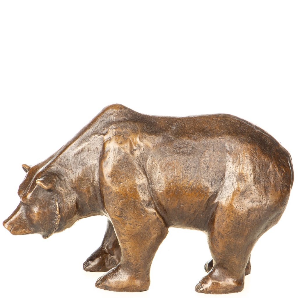 [LA-1822754] Bronzeskulptur Bronzefigur Bär