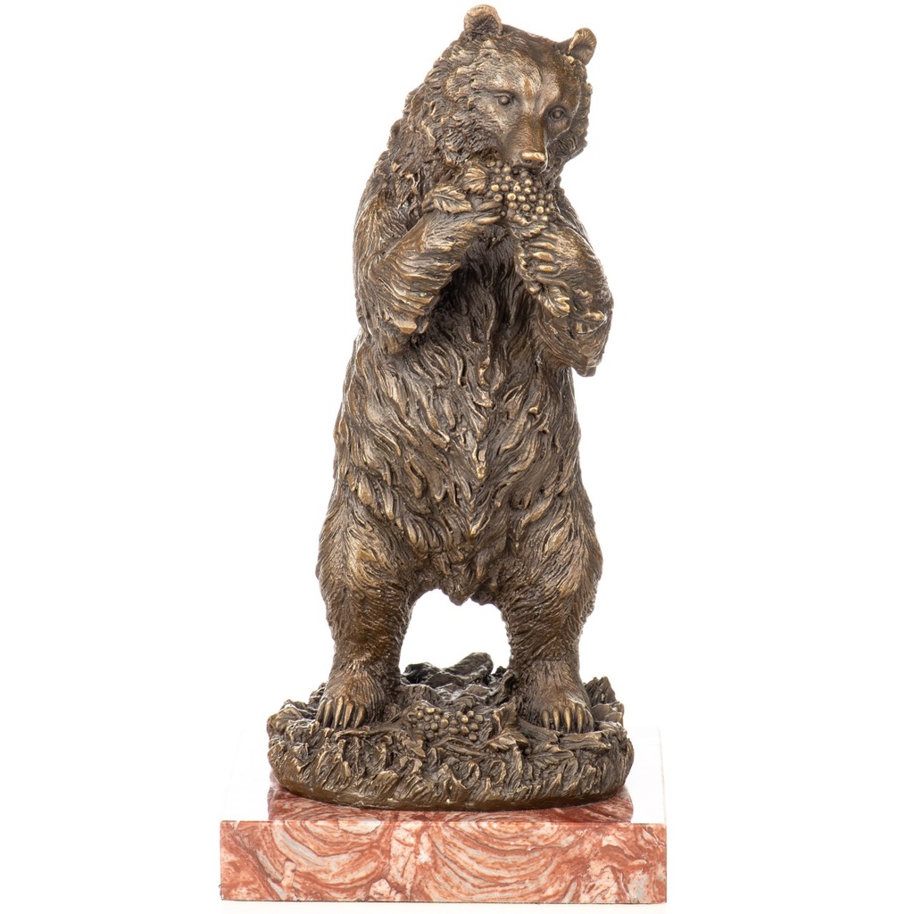 [LA-1822760] Bronzeskulptur Bronzefigur Bär