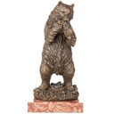 Bronzeskulptur Bronzefigur Bär