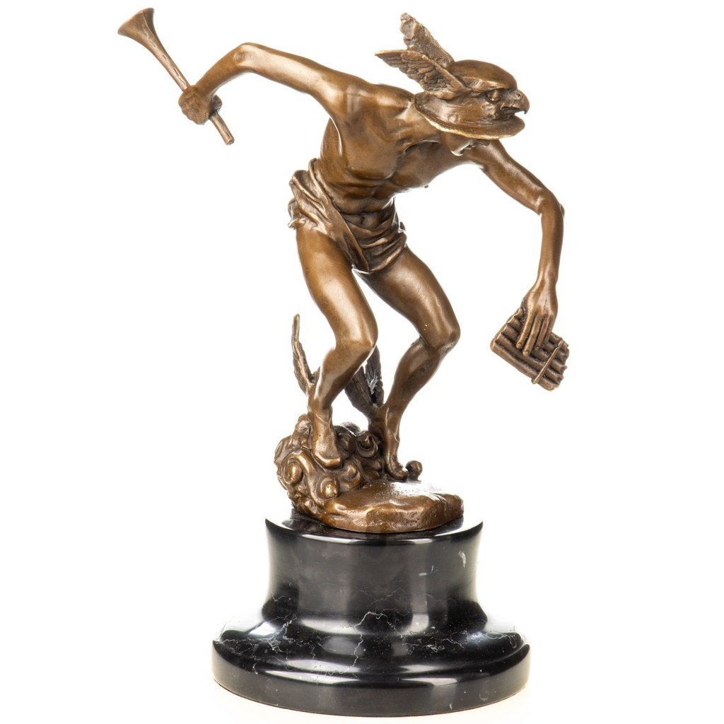[LA-1822762] Bronzeskulptur Bronzefigur Hermes