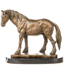Bronzeskulptur Bronzefigur Pferd