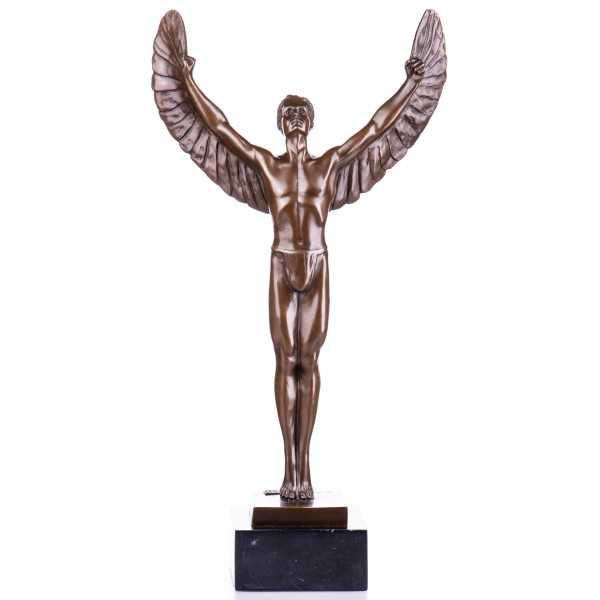 [LA-62572] Bronze Skulptur Figur Bronzeskulptur Bronzefigur Ikarus
