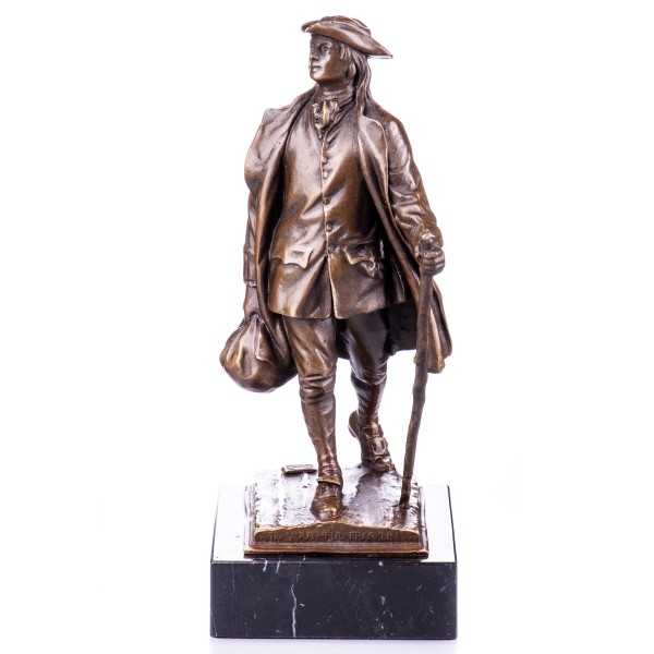 [LA-62588] Bronze Skulptur Figur Bronzeskulptur Bronzefigur Benjamin Franklin