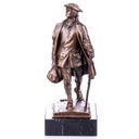 Bronze Skulptur Figur Bronzeskulptur Bronzefigur Benjamin Franklin