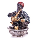Bronze Skulptur Figur Bronzeskulptur Bronzefigur Araber mit Mokkakanne Wiener Art-Stil