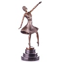 Bronze Skulptur Figur Bronzeskulptur Bronzefigur Tänzerin Art-Deco-Stil #62631
