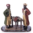 Bronze Skulptur Figur Bronzeskulptur Bronzefigur Arabische Gelehrte