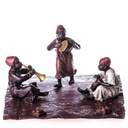 Bronze Skulptur Figur Bronzeskulptur Bronzefigur Musizierende Kinder Wiener Art-Stil