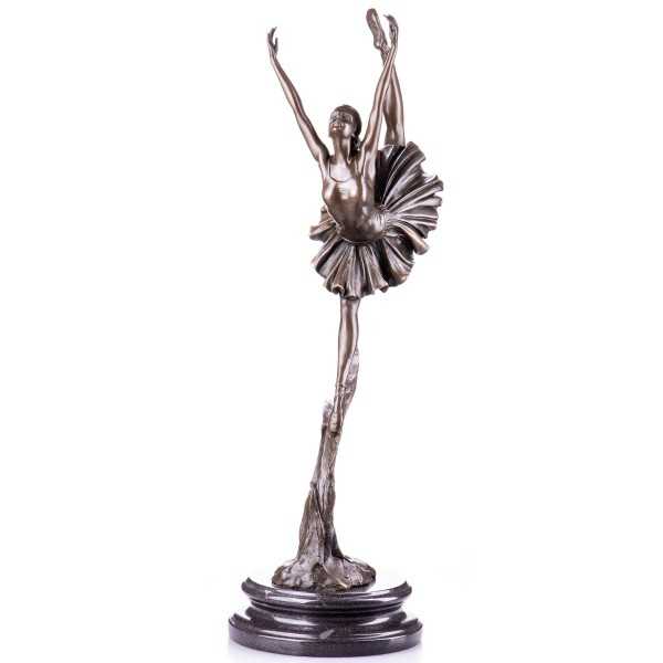[LA-62650] Bronze Bronzeskulptur Bronzefigur Skulptur Figur Ballerina Balletttänzerin #62650