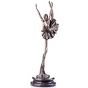 Bronze Bronzeskulptur Bronzefigur Skulptur Figur Ballerina Balletttänzerin #62650