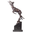 Bronze Skulptur Figur Bronzeskulptur Bronzefigur Hirsch