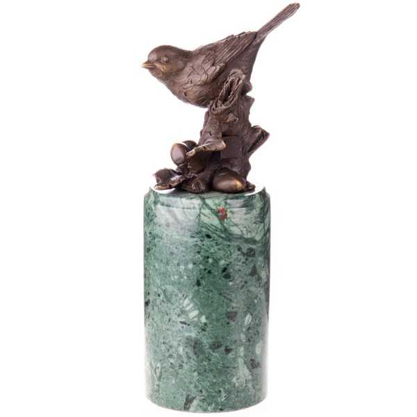 [LA-62663] Bronze Skulptur Figur Bronzeskulptur Bronzefigur Vogel #62663