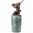 Bronze Skulptur Figur Bronzeskulptur Bronzefigur Vogel #62663