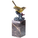 Bronze Skulptur Figur Bronzeskulptur Bronzefigur Vogel #62673