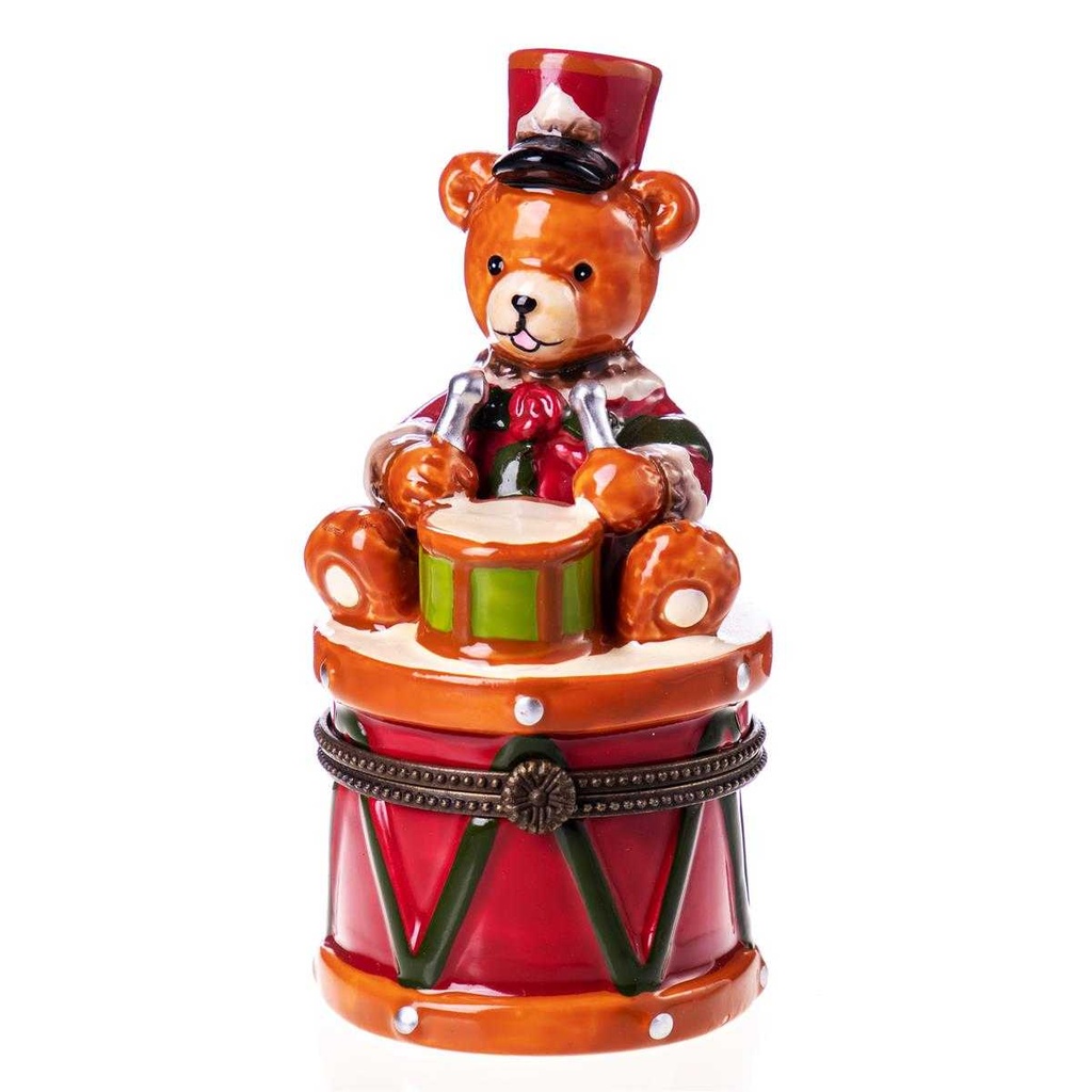 [LA-62737] Döschen Dose Porzellan Teddybär #62737