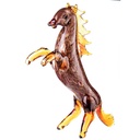 Skulptur Figur Glas Pferd Murano-Stil
