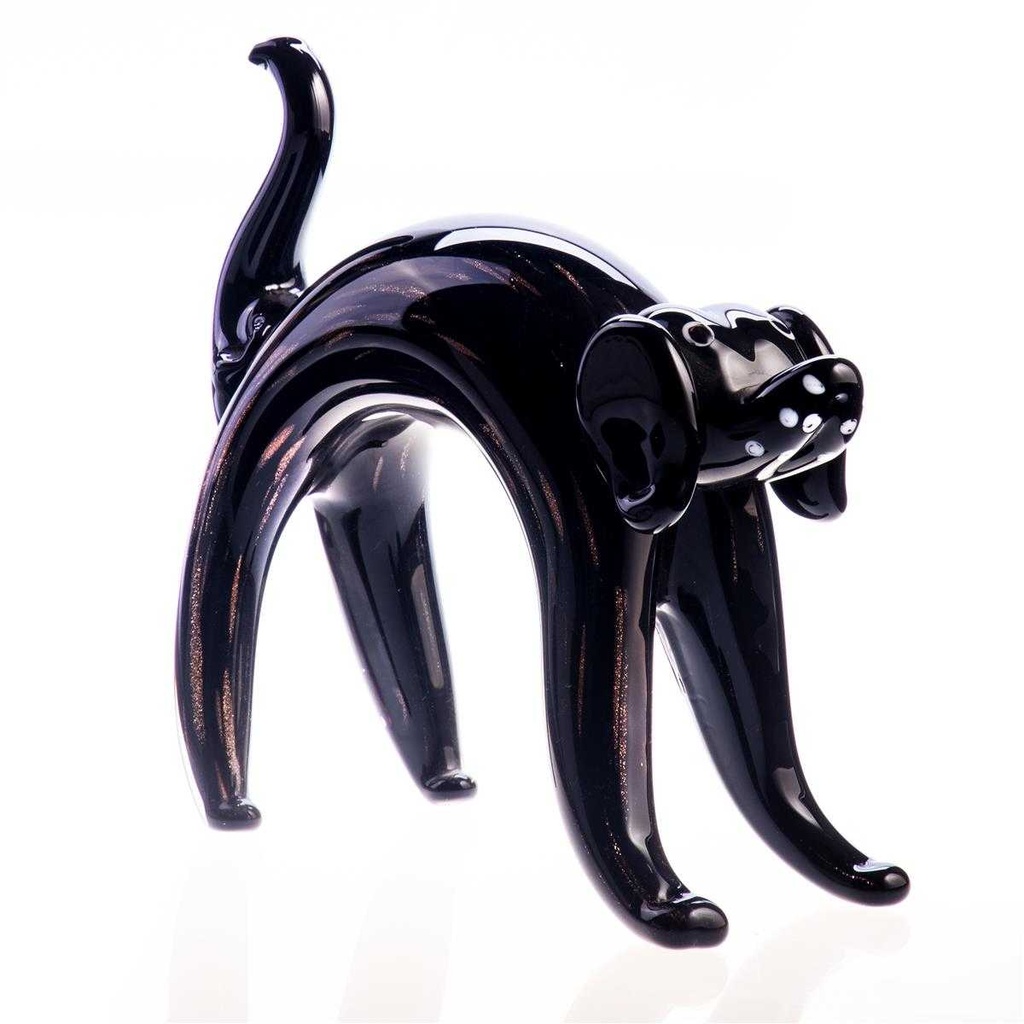 [LA-62905] Skulptur Figur Hund Glas Murano-Stil #62905