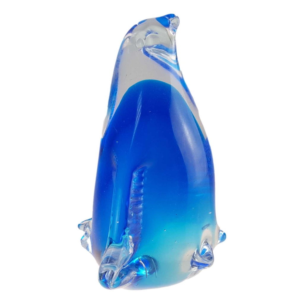 [LA-62920] Skulptur Figur Pinguin Glas Murano-Stil #62920