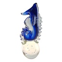 Skulptur Figur Seepferdchen Glas Murano-Stil