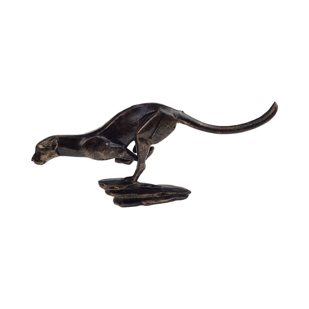 [LA-63053] Skulptur Gusseisen Panther #63053