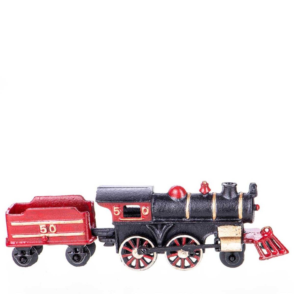 [LA-63075] Skulptur Figur Gusseisen Lokomotive