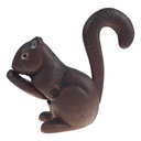 Nussknacker Figur Skulptur Gusseisen Eichhörnchen