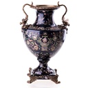 Porzellan/Messing Vase mit Libellen #63192