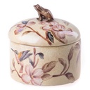 Porzellan/Messing Dose mit Frosch #63244