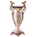 Porzellan/Messing Vase mit Engeln #63397