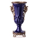 Porzellan/Messing Vase #63435