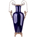 Vase Porzellan/Messing Engel #63507
